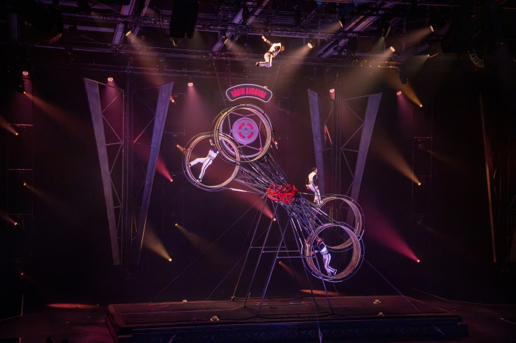 Un instant de l'espectacle.